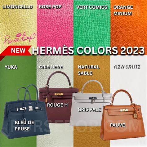 hermes bag 2023|new hermes colors 2022.